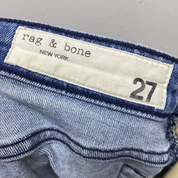 Rag & Bone Distressed Dre Low Rise Boyfriend Jeans Size 27 - Picture 2 of 7